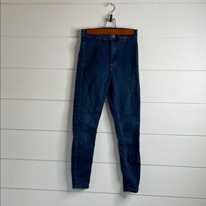 Topshop Dark Blue Skinny Jeans